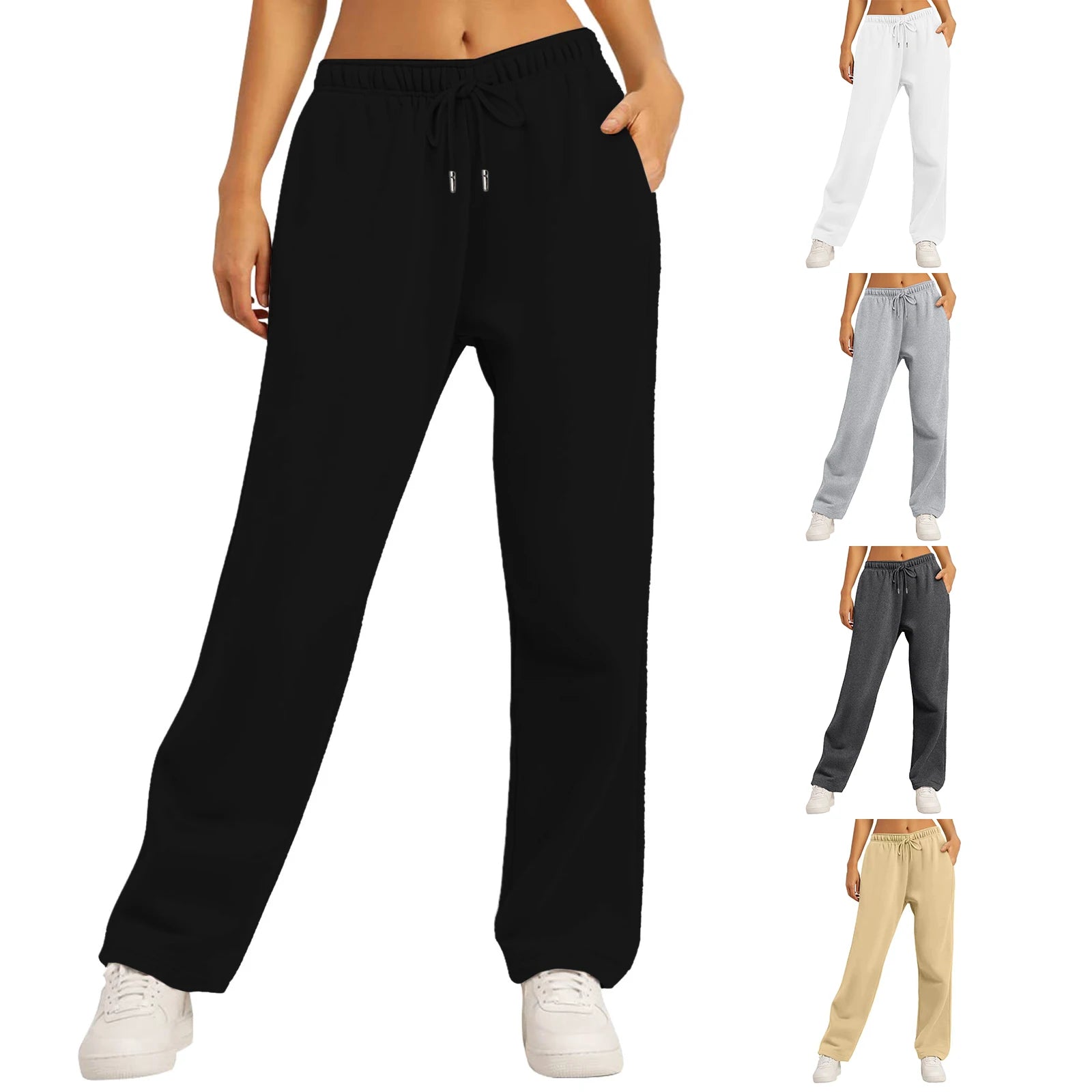 Women's Fashionable Street Style Jogging Sweatpants Autumn Winter Casual Pants Versatile Personality Couple's Sports Pants