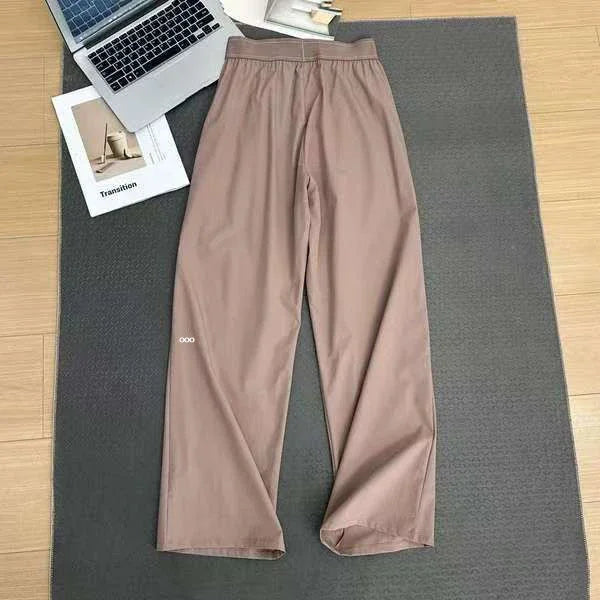 Women's High Waist Loose Yoga Pants Quick Dry Breathable Casual Wide Leg Sports Trousers