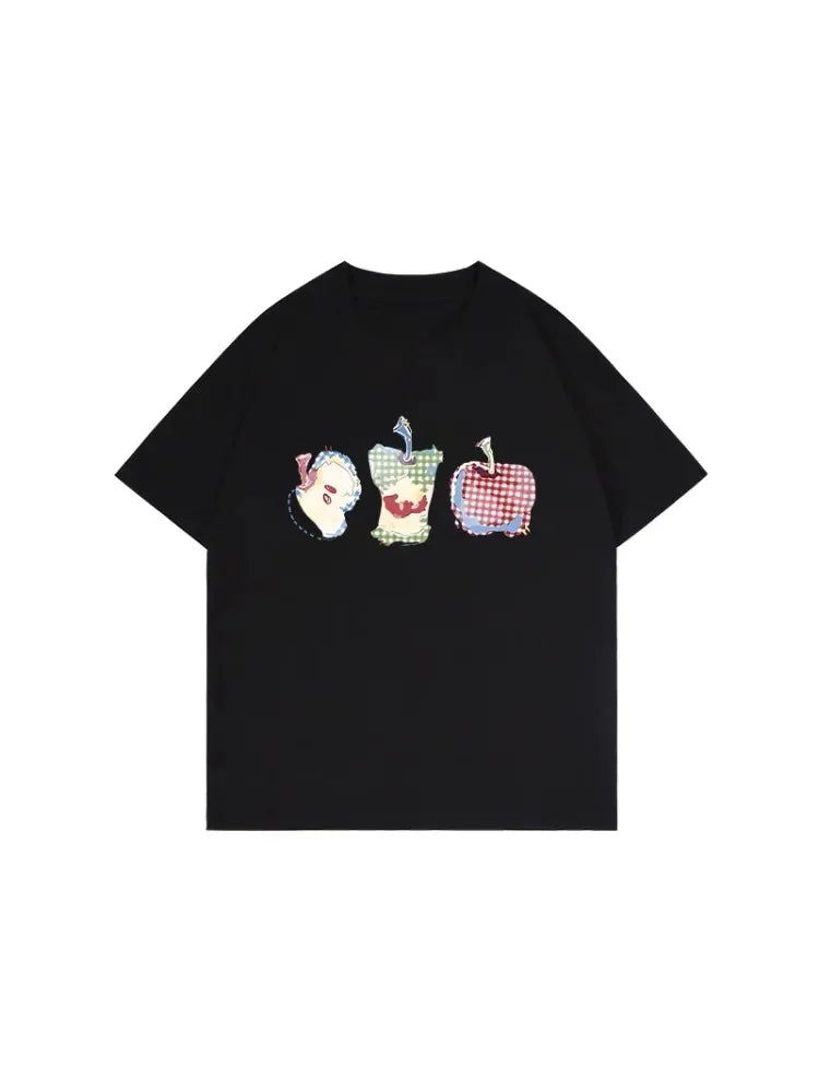 Women's Summer New Arrival Printed Design American Harajuku Personality Graphic T Shirts Aesthetic Vintage Summer Streetwear Y2K