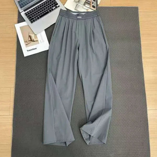 Women's High Waist Loose Yoga Pants Quick Dry Breathable Casual Wide Leg Sports Trousers